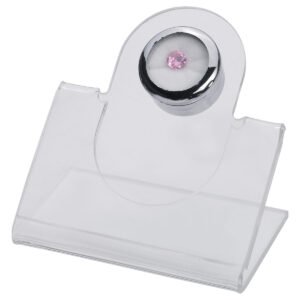 Acrylic Certificate Stand for Solitaire Tubs #1401 with Medium Solitaire Display Box