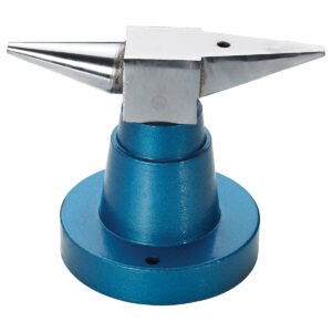 Double Horn Anvil on Round Base