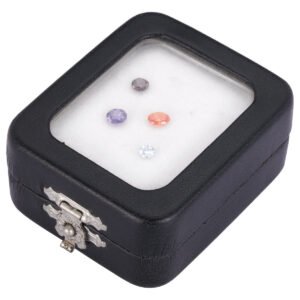 Leather Finish Gemstone and Solitaire Display Box