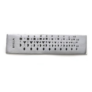 Draw Plates Universal with 10 Grooves each of Square, Tringle, Half-Round & Oval Total Length 6"